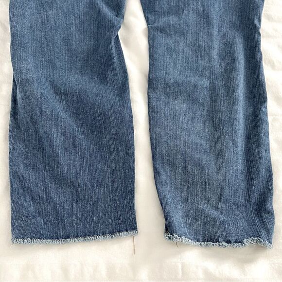 Torrid Blue Distressed Boyfriend Stretch Straight Leg Shredded Plus Size 18 - Picture 5 of 8